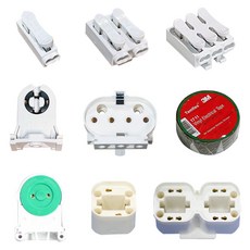 대우하이텍 형광등 부품 단자 모음 1P 2P 3P단자 FPL FL 다운라이트 LED등기구용소켓, 2번. 2P단자, 1개