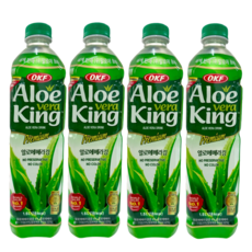 오케이에프 알로에베라킹 음료, 1.5L, 4개