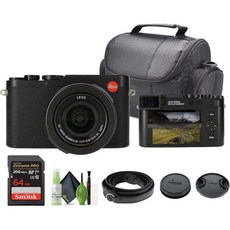 라이카 DLux 8 컴팩트 디지털 카메라 10.934mm f1.72.8 렌즈 17MP CMOS 센서블랙 19191 64GB 메모리 카드 여행 가방 청소 키트 등, 라이카 DLux 8 컴팩트 디지털 카메라 10.934m