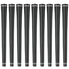 아마존평점4.5+ 미국출고 177091 Karma Revolution 360 골프 그립 남성용 블랙 표준 사이즈 9피스 그립 세트 정렬 없음 샤프트 어댑터 슬리브 아이언