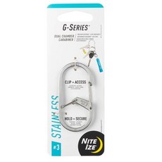 NITE IZE G型扣 #3 GS3, 銀 GS3-11-R6