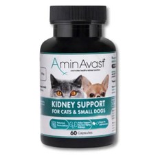 AminAvast 貓或小型犬腎臟保健 60顆, 1個, 腎臟/心臟/肝臟