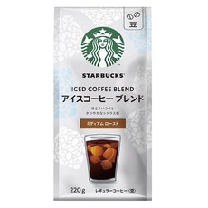 일본 스타벅스 아이스커피블렌드 커피콩, 1개, 220g, 홀빈(분쇄안함)