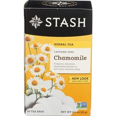 STASH TEA 洋甘菊茶包 無咖啡因, 20個, 0.9克