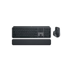 Logitech 羅技 MX KEYS S COMBO 無線智能鍵盤滑鼠組 石墨灰 公司貨, 黑色, 普通型