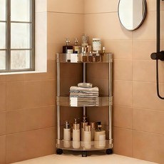 욕실 선반 입지식 화장실선반정리대, 투명, 1개