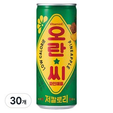동아오츠카 오란씨 파인애플 캔, 250ml, 30개