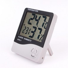 상세정보참조 테이블 디지털 온습도계 측정 온도계 습도계, 1개