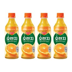 델몬트 오렌지 400ml, 4개