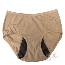 天天雜物購 台灣製 優質低/高腰生理褲7036【M/L/XL/XXL】吸濕排汗 舒適柔軟 生理內褲, 膚色-7036（高腰）,M