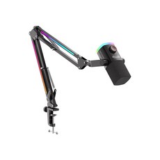 FIFINE AM8 PROT/AM8 PROS 動圈式直播電競麥克風支架組，USB/XLR 雙連接，一年保固, 1個, AM8 PROT-暗夜黑