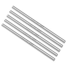 uxcell 원형강봉 9mm HSS 선반 바 스톡툴 100mm 길이 축 기어 드릴 보링머신 회전 미니어처 액슬 원통형핀 DIY 공예공구 5pcs, 3.5mm