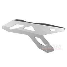 오토바이 벨트 스프로킷 커버 머드 가드 체인 장식 보호대, 1개, 2. silver