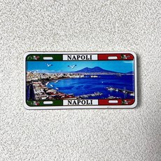냉장고 자석 기념품 이탈리아 나폴리 여행 해변 풍경 장식 인스타그램 윈드 마그네틱, 냉장고 자석 기념품 이탈리아 나폴리 여행 해변 풍경 장
