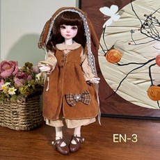 BJD娃娃洋裝套裝, 1個, EN-3（不含娃）,6分30釐米衣服