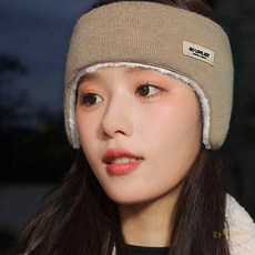 루마 양털 귀마개 귀도리, 브라운