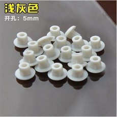 螺絲孔塞蓋 衣櫃家具櫥櫃排孔裝飾蓋, 5MM深棕 50個
