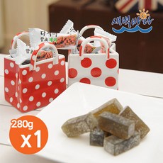 건강한 한입 다시마함초제리 280g x 1봉 영양간식 한입간식 젤리 CRDJ2801, 1개