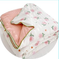 현혜가 만타 로즈 워싱 이중 거즈 여름 이불 공기 조절 이불