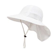 보니타콜렉티드 유아동 와이드챙 메쉬 아쿠아 모자 아동 햇빛가리개 모자