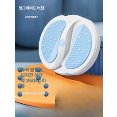 리핀247 트위스트 트위스트운동기구 뱃살 전신 옆구리, 1개, 스카이블루 두꺼운 받침대