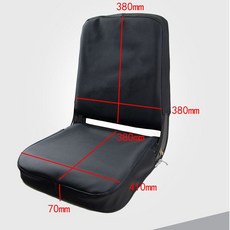 지게차 시트 커버 대형등받이가죽커버 등받이 가죽 운전석 의자 소형 쿠션, 내마모성 및 방수 소형 지게차를 위한 마이크로 사이즈