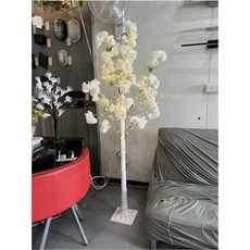居家裝飾花落地燈 裝飾燈 T202, 150cm白櫻粉