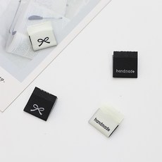 5개 빈티지 끼움라벨 핸드메이드 리본 2종 C0, 아이보리