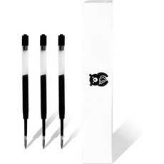 볼펜심 규격 전용 유니볼 볼펜 리필 3개 세트 – 빠른 건조 검은색 잉크 정밀 팁 포함 번짐 방지 부드러운 필기용 펜 오래 지속되는 대부분의 볼펜과 호환