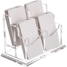 12018668 명함 케이스 꽂이 거치대 스탠드 - 홀더 디스플레이 카드 아크릴 사무실 멀티슬롯 데스크톱 오가나이저 오피스 접수 구역 미팅 공간 워크스페이스 전시회