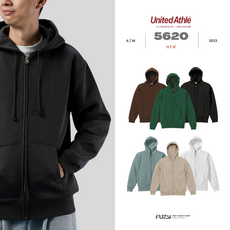 United Athle 5620-01 全拉鍊連帽外套 經典版型