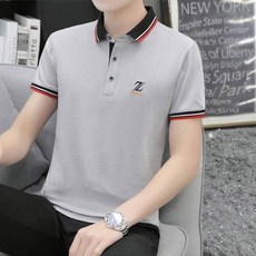 polo衫男上衣涼感衣冰絲運動上衣大尺碼休閒短袖夏天透氣寬鬆翻領上衣吸濕排汗商務工作寬鬆POLO衫薄上衣男短袖上衣排汗衣-