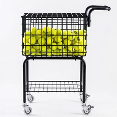 테니스공 카트 공 회수기 픽업 수거 이동식 테니스 공줍기 장비, 공 수거기, 1개