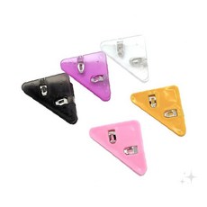 서류 봉투 포장 비닐 봉지 고정 클립 주방 식품 밀봉 도구 사무실 문구 정리, 1개, 반투명 퍼플