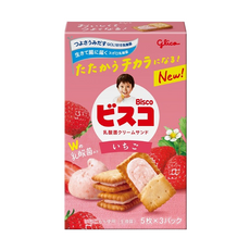 글리코 비스코 딸기 15개입, 81g, 5개
