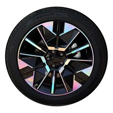 아이리온 필랑트 호환 차량 용품 20인치 휠스티커 휠마스크, 유광화이트, 1세트