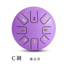 可開發票青石6寸8音空靈鼓高音伴侶C調D調六寸小鼓鋼舌鼓兒童色空忘憂 生日禮物 交換禮物 空靈鼓 送禮 兒童禮物 聖誕禮, 6寸8音C調高音伴侶-薰衣草, 1個