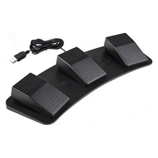 발판 usb 스위치 패달 게임용 풋 핫키 게이밍 컨트롤 게임 단축키 제어 매크로 컴퓨터, 2. 블랙라쳇(Type A)