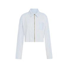 아디다스 스트라이프 집업 셔츠