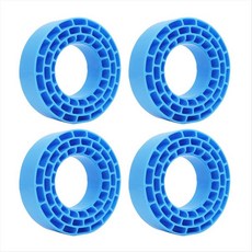 1.55 인치 타이어 실리콘 고무 삽입 폼 95-97mm 1.55 인치 타이어 RC 자동차 업그레이드 부품, 파란색