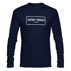 안토니오 모라토 Am 박스 로고 블랙 티셔츠 RRP 남성용, [03] zgreen, 1개