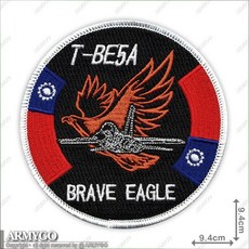 【ARMYGO】空軍 T-BE5A 勇鷹機種章，精緻模型，軍事收藏，展現台灣空軍精神, 1個, 不車魔鬼氈