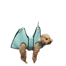 寵物剪指甲固定器 防抓神器 吊床 貓咪 狗狗 美容 餵藥, 1個, 藍色,S（6—12斤寵物）