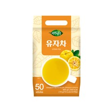 유자차 혼합차 Korean Yuzu Citrus Tea, 900g, 50개입, 1개