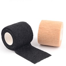 2.5m 스포츠 압박 붕대 5cm 근육 손목 발목 관절 손가락 보호 탄력 운동 헬스 홈트, 색상, 베이지, 1개