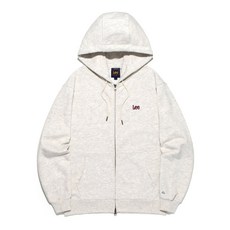 LEE 스몰 트위치 로고 후드 집업 오트밀