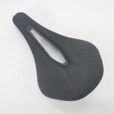 TAO ZIK 中空自行車坐墊 超纖皮 鉻鉬鋼弓 黑色 磨砂面, 如圖所示, 1個