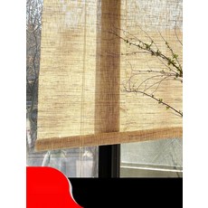 [발코니 인테리어] 대나무발 햇빛가리개 무타공 한지인테리어