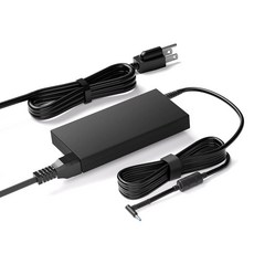 VHBW HP Envy DV4 5300 DV6 7300 DV7 7000 7300 EliteBook 8460W 8560W 썬더볼트 도크 G2 G4 HSTNN-DA25 ADP-12, Black-4.5mm*3.0mm
