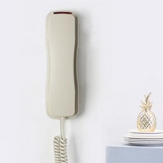 호텔 하얀색 전화 욕실 골동품 벽걸이 전화기, 아이보리, 기본 색상